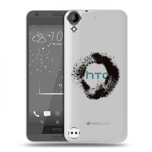 Полупрозрачный дизайнерский пластиковый чехол для HTC Desire 530 Абстракции 5