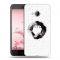 Полупрозрачный дизайнерский пластиковый чехол для HTC U Play Абстракции 5