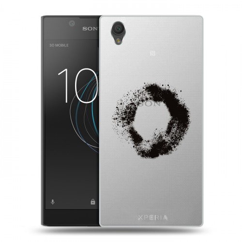 Полупрозрачный дизайнерский пластиковый чехол для Sony Xperia L1 Абстракции 5