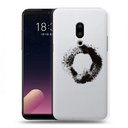 Полупрозрачный дизайнерский пластиковый чехол для Meizu 15 Plus Абстракции 5