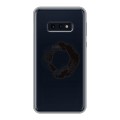 Полупрозрачный дизайнерский силиконовый чехол для Samsung Galaxy S10e Абстракции 5