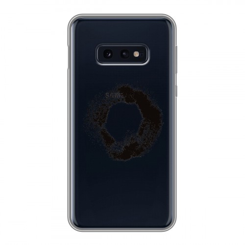 Полупрозрачный дизайнерский силиконовый чехол для Samsung Galaxy S10e Абстракции 5