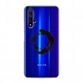 Полупрозрачный дизайнерский пластиковый чехол для Huawei Honor 20 Абстракции 5