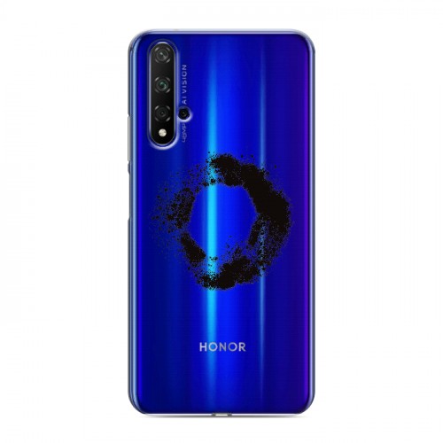 Полупрозрачный дизайнерский пластиковый чехол для Huawei Honor 20 Абстракции 5