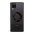 Полупрозрачный дизайнерский пластиковый чехол для Samsung Galaxy A12 Абстракции 5