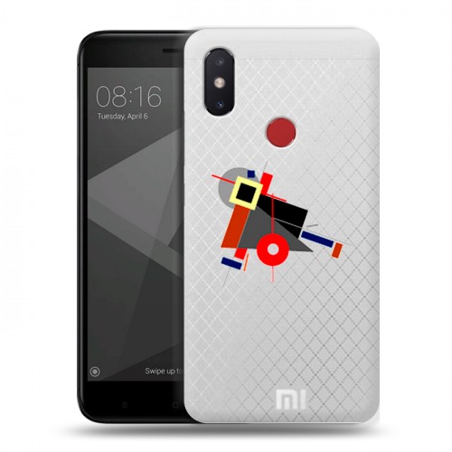 Полупрозрачный дизайнерский пластиковый чехол для Xiaomi Mi8 SE Абстракции 3