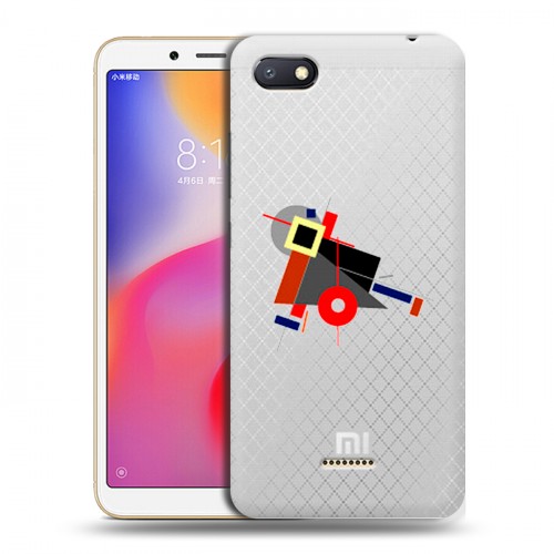 Полупрозрачный дизайнерский пластиковый чехол для Xiaomi RedMi 6A Абстракции 3