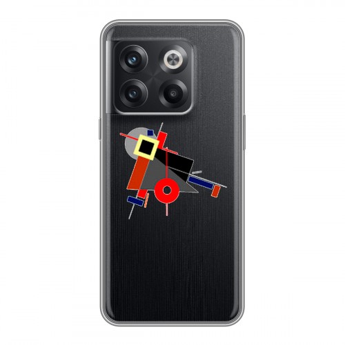 Полупрозрачный дизайнерский силиконовый чехол для OnePlus 10T Абстракции 3