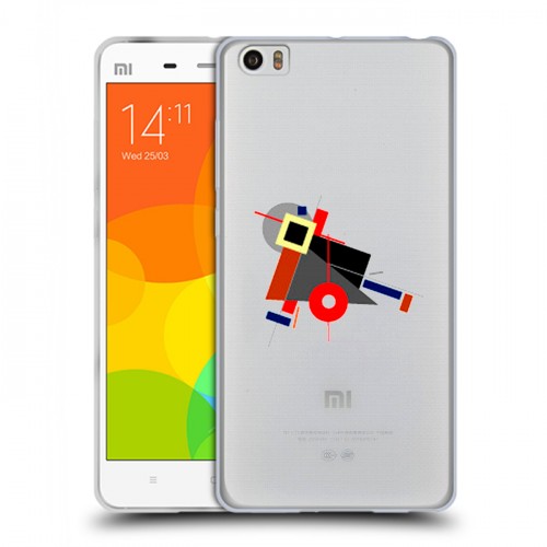 Полупрозрачный дизайнерский пластиковый чехол для Xiaomi Mi Note Абстракции 3