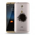 Полупрозрачный дизайнерский пластиковый чехол для ZTE Axon 7 Абстракции 5