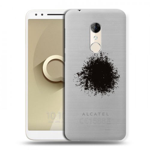 Полупрозрачный дизайнерский пластиковый чехол для Alcatel 3 Абстракции 5