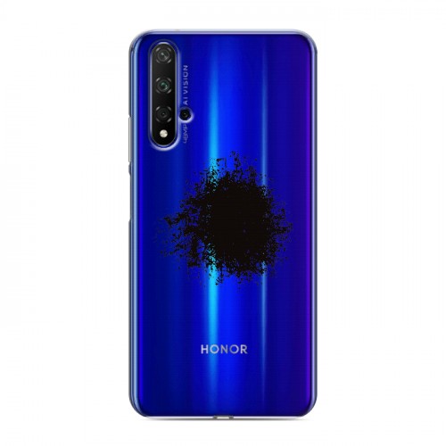 Полупрозрачный дизайнерский пластиковый чехол для Huawei Honor 20 Абстракции 5