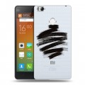 Полупрозрачный дизайнерский пластиковый чехол для Xiaomi Mi4S Абстракции