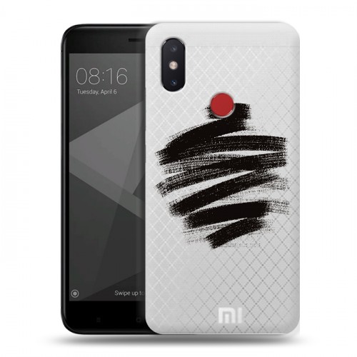 Полупрозрачный дизайнерский пластиковый чехол для Xiaomi Mi8 SE Абстракции