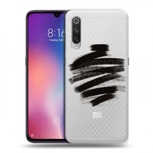 Полупрозрачный дизайнерский силиконовый с усиленными углами чехол для Xiaomi Mi9 Абстракции