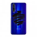 Полупрозрачный дизайнерский пластиковый чехол для Huawei Honor 20 Абстракции