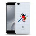 Полупрозрачный дизайнерский пластиковый чехол для Xiaomi Mi5C Абстракции 3