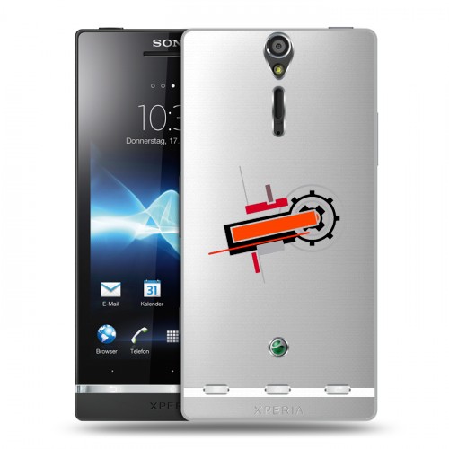 Полупрозрачный дизайнерский пластиковый чехол для Sony Xperia S Абстракции 3