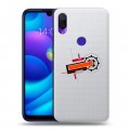 Полупрозрачный дизайнерский пластиковый чехол для Xiaomi Mi Play Абстракции 3