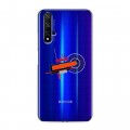 Полупрозрачный дизайнерский пластиковый чехол для Huawei Honor 20 Абстракции 3