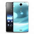 Дизайнерский пластиковый чехол для Sony Xperia TX Абстракции Сияние