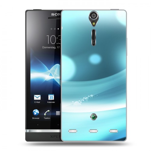 Дизайнерский пластиковый чехол для Sony Xperia S Абстракции Сияние