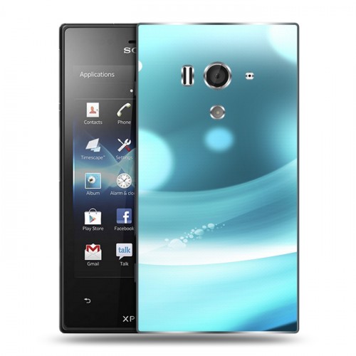 Дизайнерский пластиковый чехол для Sony Xperia acro S Абстракции Сияние