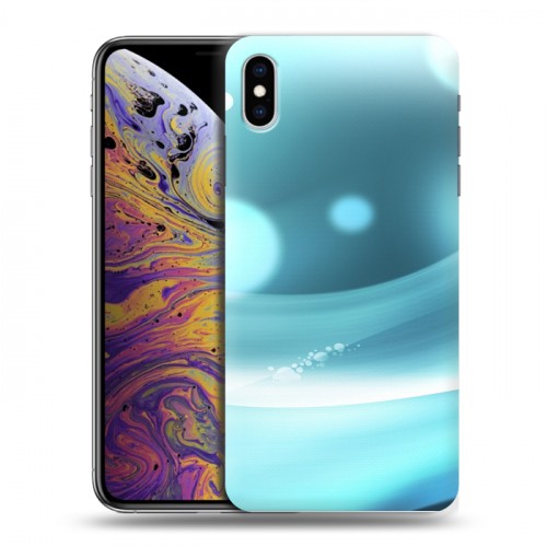 Дизайнерский силиконовый чехол для Iphone Xs Max Абстракции Сияние