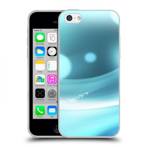Дизайнерский пластиковый чехол для Iphone 5c Абстракции Сияние