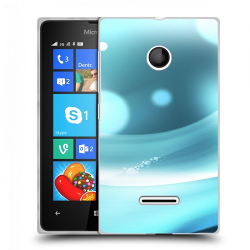 Дизайнерский пластиковый чехол для Microsoft Lumia 435 Абстракции Сияние