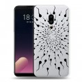 Полупрозрачный дизайнерский пластиковый чехол для Meizu 15 Plus Абстракции