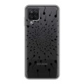 Полупрозрачный дизайнерский силиконовый чехол для Samsung Galaxy A12 Абстракции