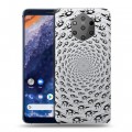 Полупрозрачный дизайнерский пластиковый чехол для Nokia 9 PureView Абстракции