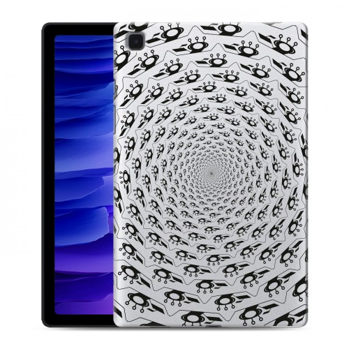 Полупрозрачный дизайнерский пластиковый чехол для Samsung Galaxy Tab A7 10.4 (2020) Абстракции
