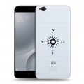 Полупрозрачный дизайнерский пластиковый чехол для Xiaomi Mi5C Абстракции