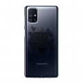 Полупрозрачный дизайнерский силиконовый с усиленными углами чехол для Samsung Galaxy M51 Абстракции 1