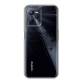 Полупрозрачный дизайнерский пластиковый чехол для Realme C35 Абстракции 1