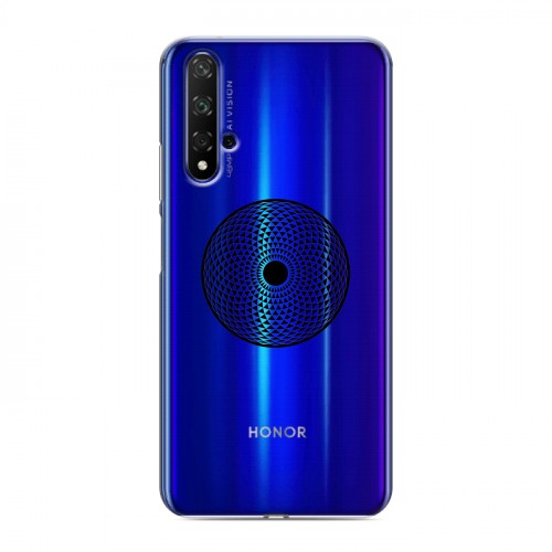 Полупрозрачный дизайнерский пластиковый чехол для Huawei Honor 20 Абстракции 5