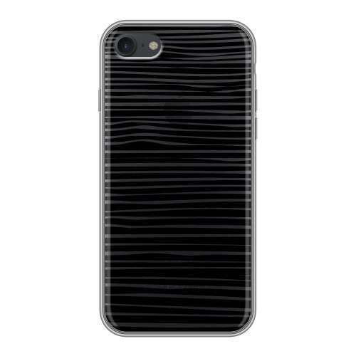 Полупрозрачный дизайнерский силиконовый чехол для Iphone 7 Абстракции 2