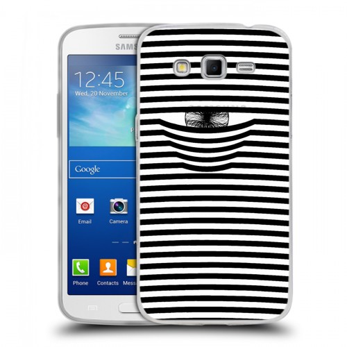 Полупрозрачный дизайнерский пластиковый чехол для Samsung Galaxy Grand 2 Абстракции