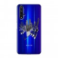 Полупрозрачный дизайнерский пластиковый чехол для Huawei Honor 20 Абстракции