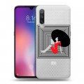 Полупрозрачный дизайнерский силиконовый с усиленными углами чехол для Xiaomi Mi9 Абстракции