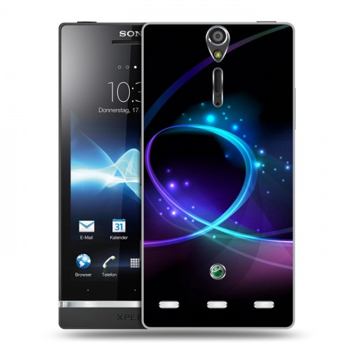 Дизайнерский пластиковый чехол для Sony Xperia S Абстракции Сияние