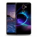 Дизайнерский пластиковый чехол для Nokia 7 Plus Абстракции Сияние