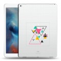 Полупрозрачный дизайнерский пластиковый чехол для Ipad Pro Абстракции 3