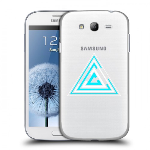 Полупрозрачный дизайнерский пластиковый чехол для Samsung Galaxy Grand Абстракции 3