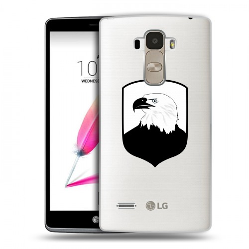 Полупрозрачный дизайнерский пластиковый чехол для LG G4 Stylus Армия