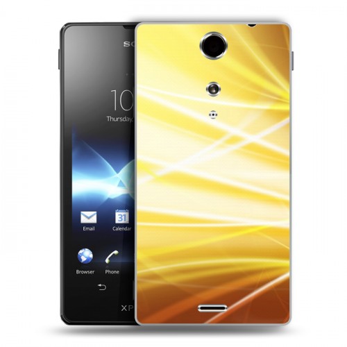 Дизайнерский пластиковый чехол для Sony Xperia TX Абстракции Сияние