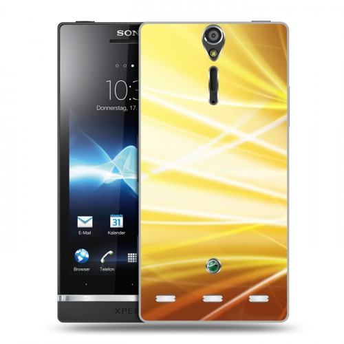 Дизайнерский пластиковый чехол для Sony Xperia S Абстракции Сияние