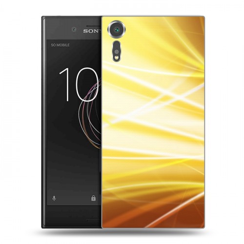 Дизайнерский пластиковый чехол для Sony Xperia XZs Абстракции Сияние